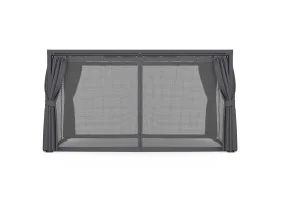 Pergola bioclimatique 4x3 + moustiquaire