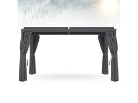 Pergola bioclimatique 4x3 + moustiquaire