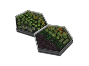 Carré potager hexagonal 120cm x2
