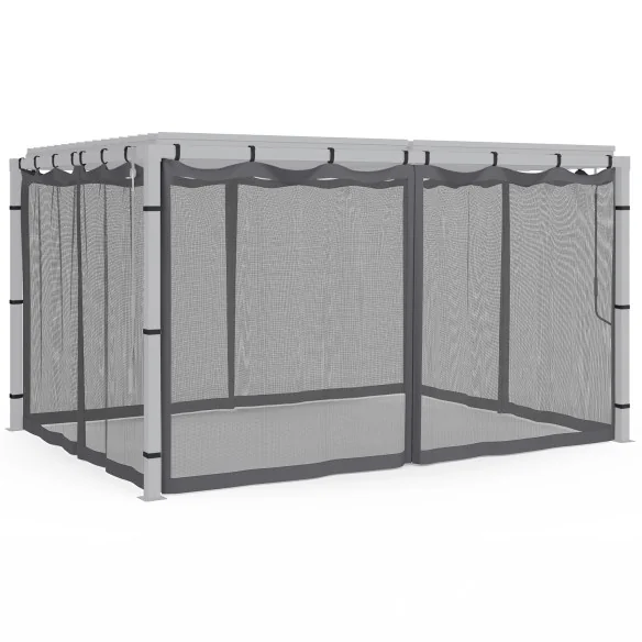 Kit moustiquaire pergola bioclimatique 4