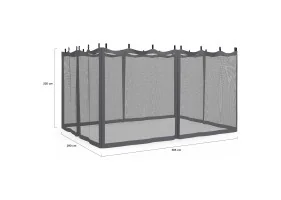 Kit moustiquaire pergola bioclimatique 4