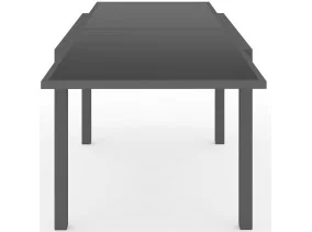 Table extensible verre trempé 135/270cm