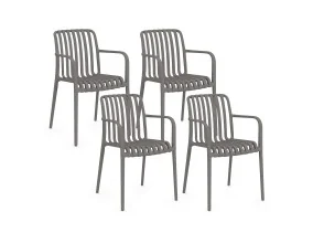 Chaise Oviedo x4 grise