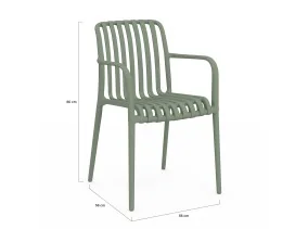 Chaise Oviedo x4 verte