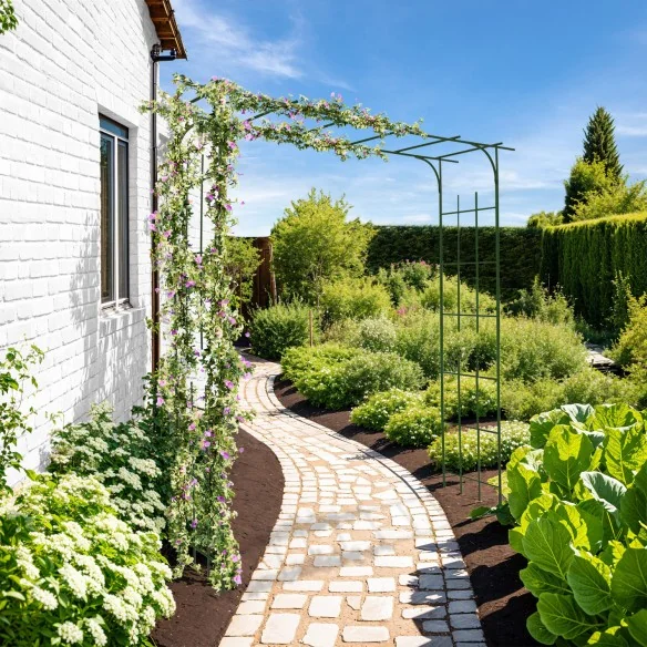 Arche de jardin rectangulaire