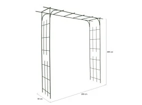 Arche de jardin rectangulaire
