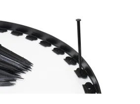 Bordurette plastique noire 10m avec piqu