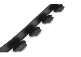 Bordurette plastique noire 10m avec piqu