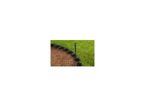 Bordurette plastique noire 10m avec piqu