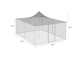 Enclos 3x4m éco