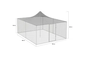 Enclos 3x4m éco