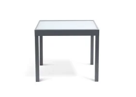Table extensible verre trempé 90/180cm