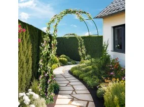 Arches de jardin arrondies x2