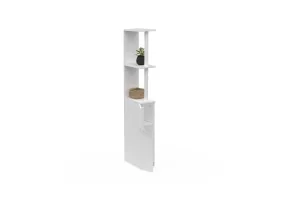 Meuble WC 2 portes blanc