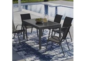 Table extensible verre trempé 135/270cm