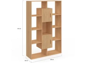 Etagere bibliotheque Faustine effet latt