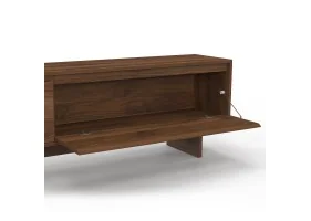 Meuble TV Yumi noyer 180 cm