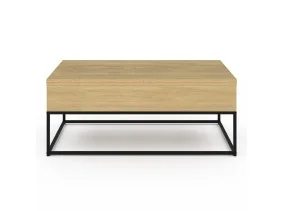 Table basse relevable plateau dépliant