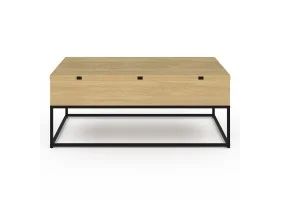 Table basse relevable plateau dépliant