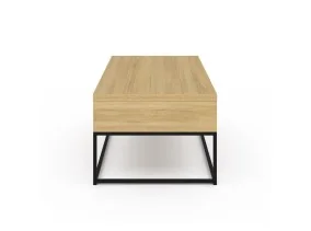Table basse relevable plateau dépliant