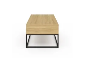 Table basse relevable plateau dépliant