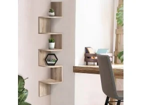 Etagère murale d'angle Isa