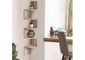 Etagère murale d'angle Isa