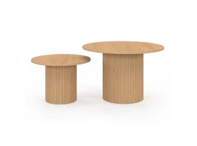 Table basse ronde gigogne Alvar x2