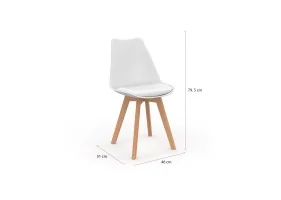 Chaise Nordia x2