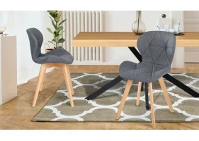 Chaise Gatsby x2 gris