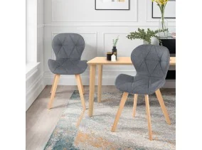 Chaise Gatsby x2 gris