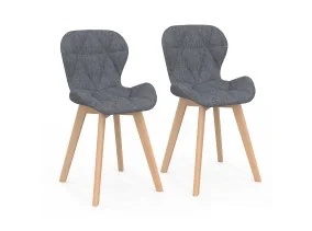 Chaise Gatsby x2 gris