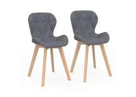 Chaise Gatsby x2 gris