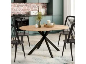 Table repas Soline ext.110-150cm pieds s