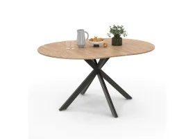 Table repas Soline ext.110-150cm pieds s