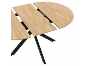 Table repas Soline ext.110-150cm pieds s