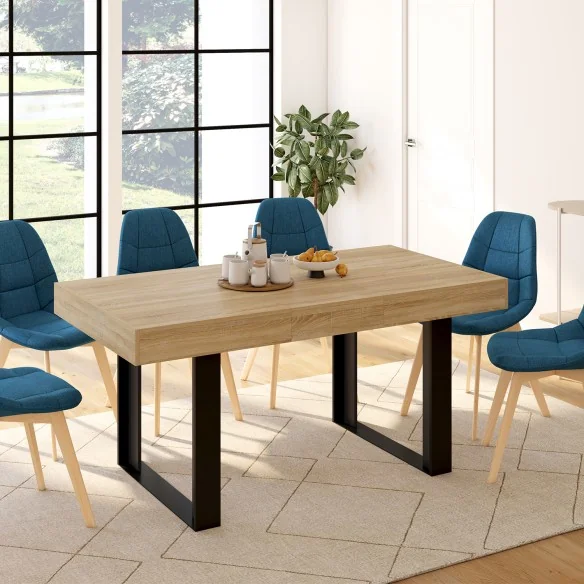 Table repas Brixton extensible 120-160cm