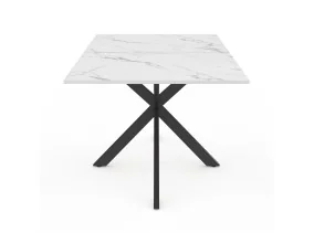 Table repas Spider 160cm effet marbre