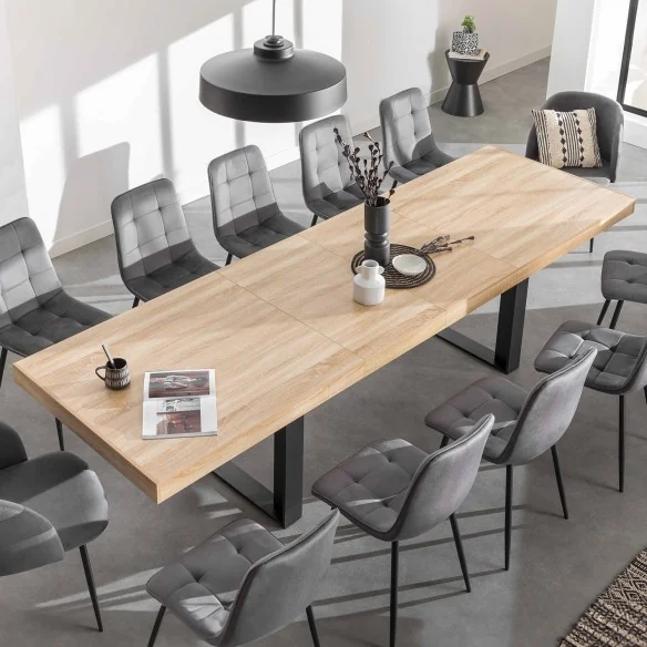 Table repas Brixton extensible 200-300cm