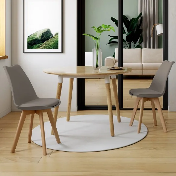 Chaise Nordia x2 taupe