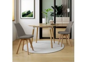 Chaise Nordia x2 taupe