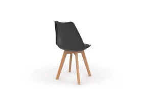 Chaise Nordia x2 noir
