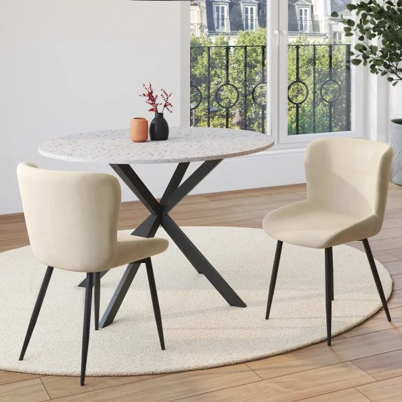 Chaise Taylor x2 crème