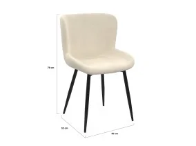 Chaise Taylor x2 crème