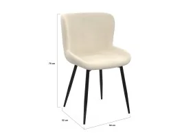 Chaise Taylor x2 crème