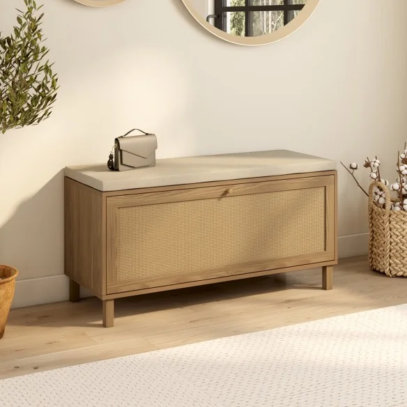 Banc d'entrée Erin rangement chaussures
