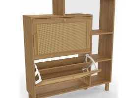 Meuble chaussures Erin 2 portes + étagèr