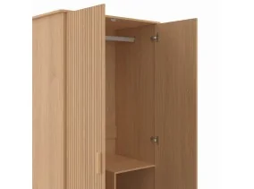 Armoire Albane effet lattes