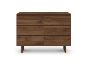 Commode 6 tiroirs Yumi noyer