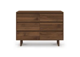 Commode 6 tiroirs Yumi noyer